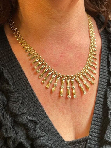 Collier COLLIER ANCIEN ANNÉES 50' 58 Facettes 051511