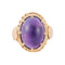 Bague 56 Bague Améthyste cabochon 58 Facettes