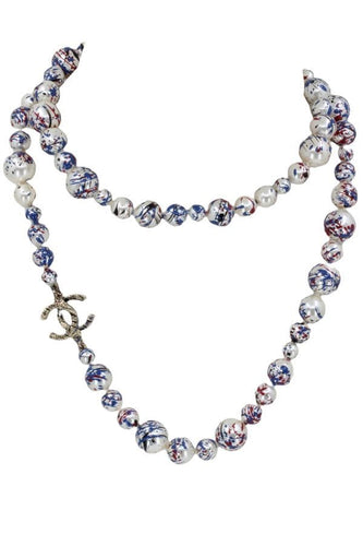 Collier SAUTOIR SIGNÉ CHANEL 58 Facettes 054631