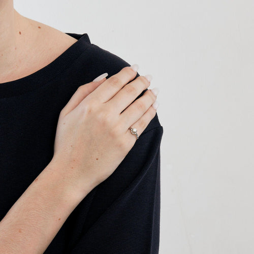 Bague 49 Bague Solitaire Diamant Or Blanc 58 Facettes