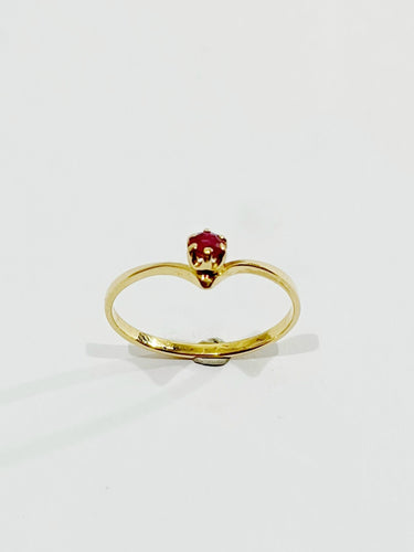 Bague 51.5 Bague Rubellite 58 Facettes