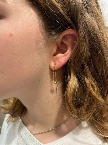 Boucles d'oreilles BOUCLES D'OREILLES PENDANTES BOULES 58 Facettes 047661