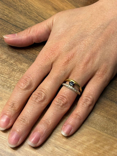 Bague 57 Bague en diamants & saphir 58 Facettes 664056