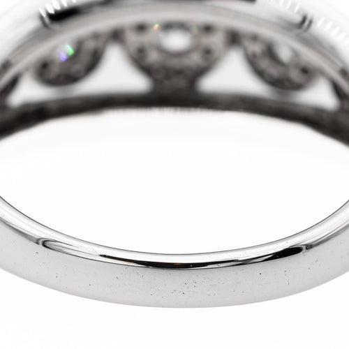 Bague 54 Bague Bandeau Or blanc Diamant 58 Facettes 2238720CN