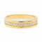 Bague 56 Bague Demi alliance Or jaune Diamant 58 Facettes 2473869CN