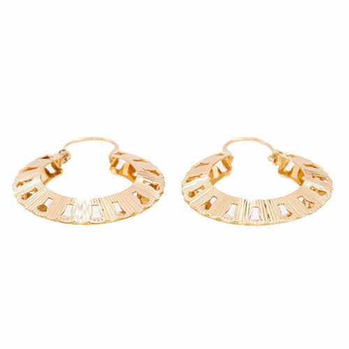 Boucles d'oreilles Boucles d'oreilles Créoles Or rose 58 Facettes 2195469CN