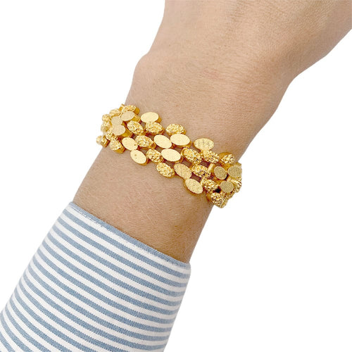 Bracelet Bracelet vintage Mellerio en or jaune. 58 Facettes 32082