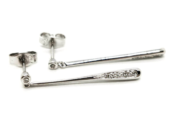 Boucles d'oreilles Boucles d'oreilles Pendantes Or blanc Diamant 58 Facettes 1692517CN