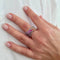 Bague 54 Bague saphirs multicolores diamants or blanc 58 Facettes