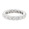 Bague 52 Bague Alliance américaine Or blanc Diamant 58 Facettes 2601194CN