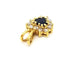 Pendentif Pendentif Or jaune Saphir 58 Facettes 06547CD