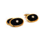 Boutons de manchette Boutons de manchette Leo Pizzo Onyx Diamants 58 Facettes