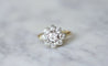 Bague Bague marguerite ancienne diamants 2.30 Cts 58 Facettes