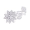 Bague 53 Bague Van Cleef & Arpels "Lotus" or blanc, diamants. 58 Facettes 33557