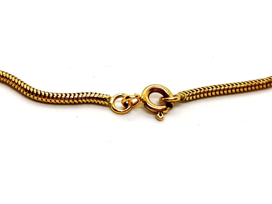 Collier Collier Maille serpentine Or jaune 58 Facettes 1145876CD