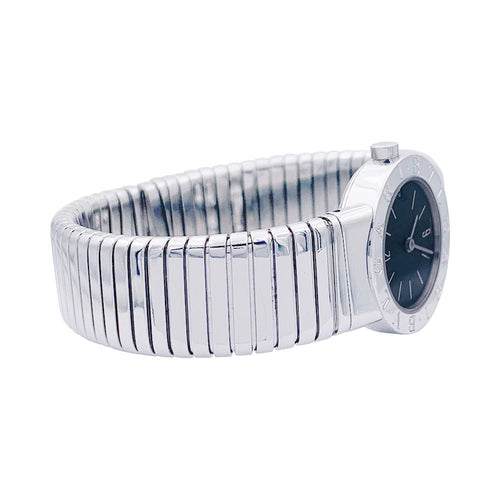 Montre Montre Bulgari,"Bulgari-Bulgari", modèle "BB 23", acier. 58 Facettes 32616
