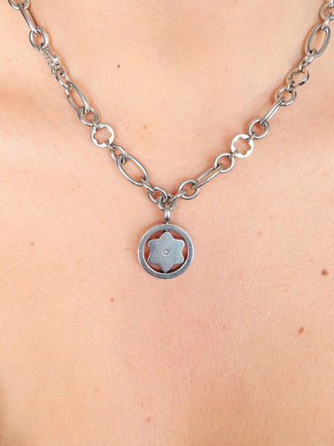 Collier Argent COLLIER MONT BLANC ARGENT 58 Facettes BO/22005