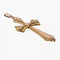Pendentif Pendentif croix ancienne or rose 58 Facettes CVP63