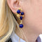 Boucles d'oreilles Clips d'oreilles Chaumet, or jaune, lapis-lazuli. 58 Facettes 32956
