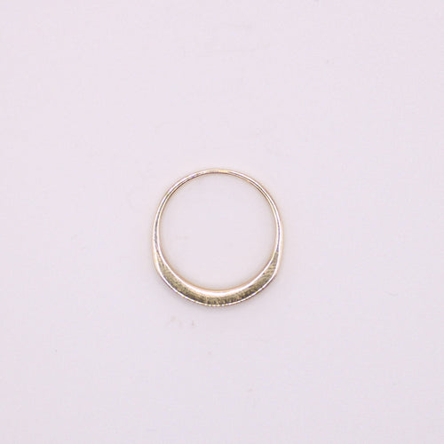 Bague Alliance demi-tour or jaune et diamants serti rail 58 Facettes