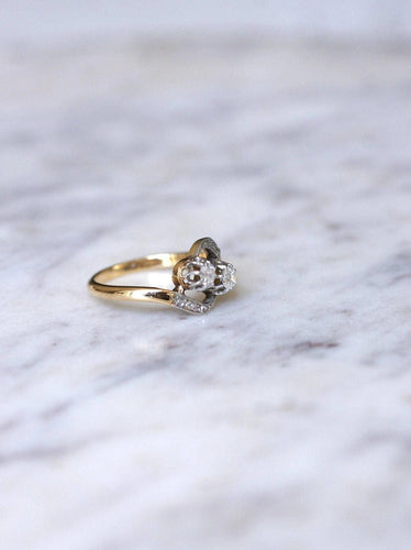 Bague Toi et Moi or et diamants 58 Facettes