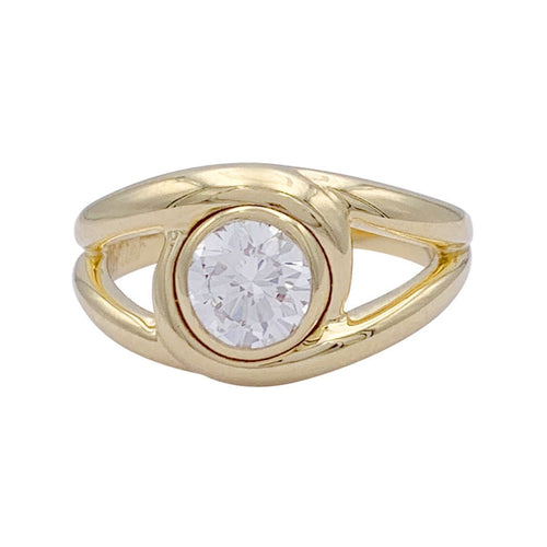 Bague 51 Bague Cartier, "Astragale", or jaune, diamant. 58 Facettes 32793