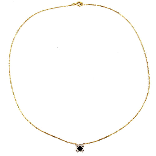 Collier Collier ancien saphir diamants 58 Facettes 22-311