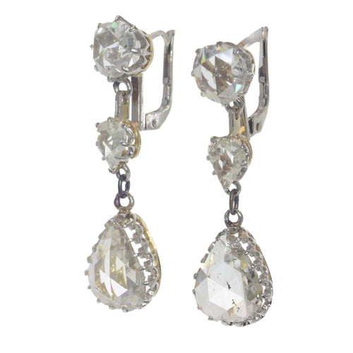 Boucles d'oreilles Pendantes, diamants 58 Facettes 23060-0078