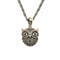 Collier Collier hibou grenats argent 58 Facettes