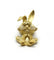 Pendentif Jaune / Or 750 Pendentif Lapin Or et diamants 58 Facettes R200079