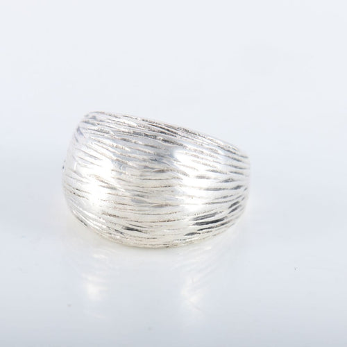 Bague 50.5 Bague Argent Dôme 58 Facettes