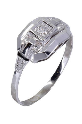 Bague 55 BAGUE ART-DÉCO DIAMANT 58 Facettes 061751
