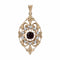 Pendentif Pendentif ancien Grenat et perles 58 Facettes 07-065