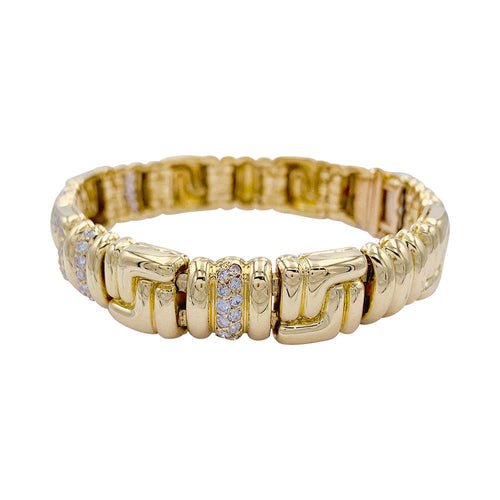 Bracelet Bracelet Boucheron, or jaune, diamants. 58 Facettes 32290