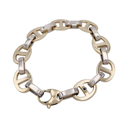 Bracelet Bracelet deux ors maille marine. 58 Facettes 32406