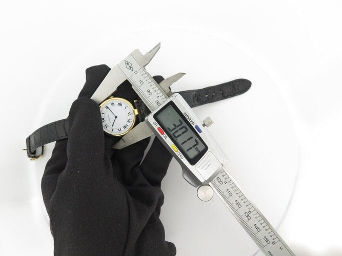 Montre vintage montre CARTIER vendome 30 mm or jaune 18k quartz ss garantie 58 Facettes 253166