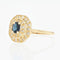 Bague 53 Bague occasion saphir diamants or jaune 58 Facettes 21-222A