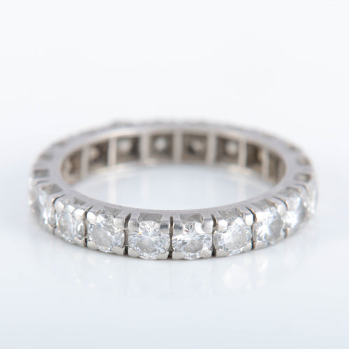 Bague 52 Alliance Platine 20 Diamants 58 Facettes 220392