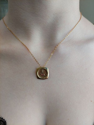 Pendentif MÉDAILLE D'AMOUR SIGNÉE AUGIS 58 Facettes 077631