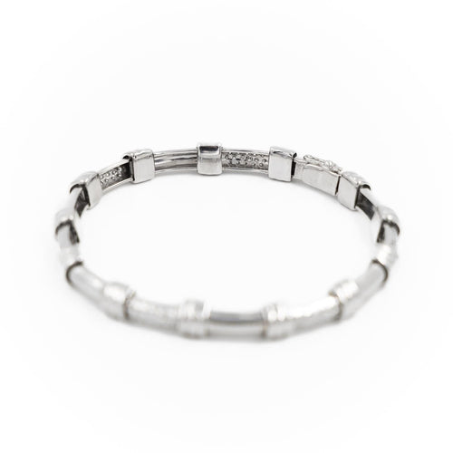 Bracelet Bracelet Or blanc Diamant 58 Facettes 1931130CN