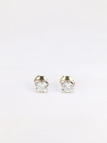 Boucles d'oreilles Puces d’oreilles diamants 58 Facettes 786