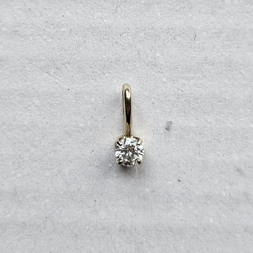 Pendentif Pendentif solitaire Or jaune Diamant 58 Facettes