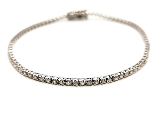 Bracelet Bracelet Ligne Or blanc Diamant 58 Facettes 1801633RV