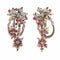 Boucles d'oreilles Pendantes, diamants et rubis 58 Facettes 23026-0041