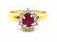 Bague 56 Bague Or jaune Rubis 58 Facettes 06332CD