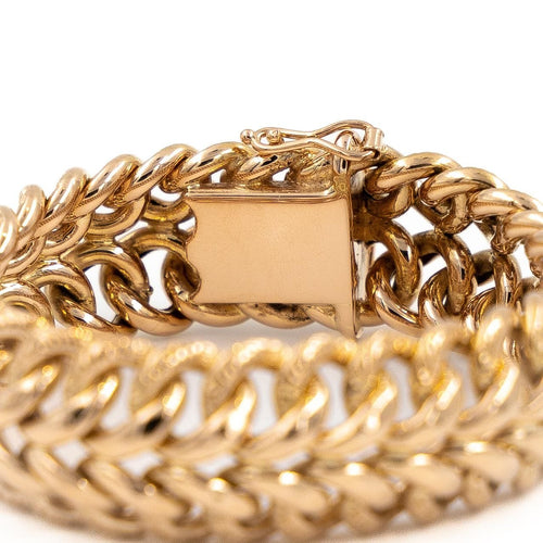 Bracelet Bracelet Maille américaine Or rose 58 Facettes 1969288CN