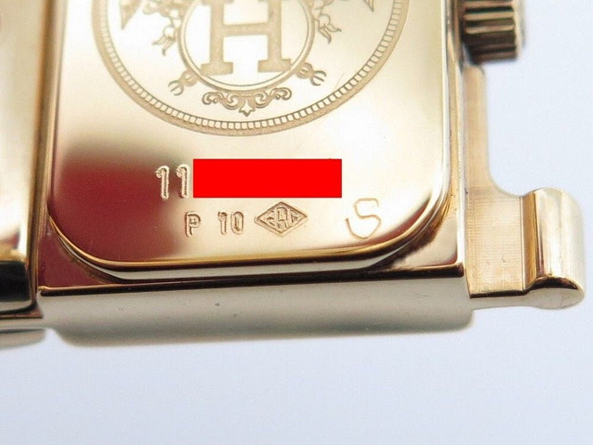 Montre montre HERMES loquet email 58 Facettes 258428