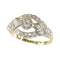 Bague 57 Bague de fiançailles en diamant 58 Facettes 22321-0022