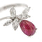 Bague 59 Bague rubis cabochon et diamants 58 Facettes 33076