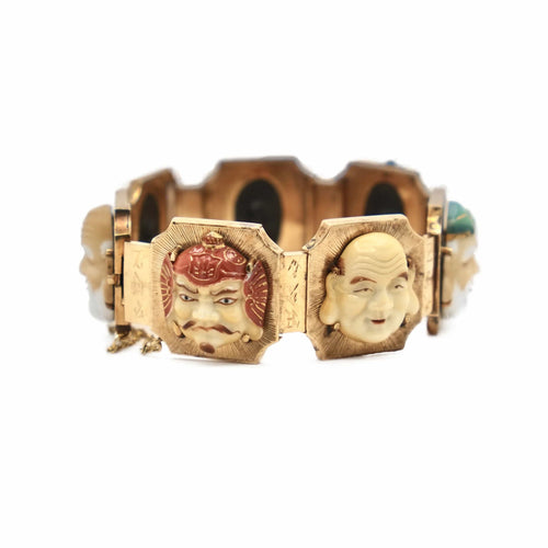 Bracelet Bracelet "sept visages" Or jaune Céramique 58 Facettes REF2314